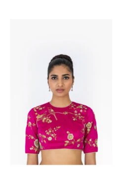 Hades Rani Pink Silk Blouse