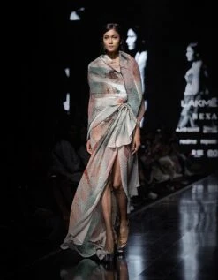 Crystal Petalite High Waisted Draped Skirt