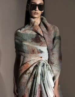 Crystal Petalite High Waisted Draped Skirt -Incasee Ceantral hdr075