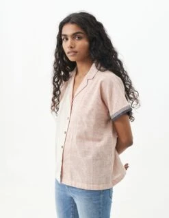 Pin Striped Relaxed Fit Shirt -Incasee Ceantral hhsscrow193