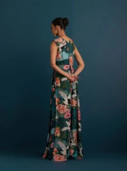 Blossom Blue Printed Jumpsuit -Incasee Ceantral hopprint73