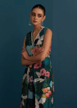 Blossom Blue Printed Jumpsuit -Incasee Ceantral hopprint74