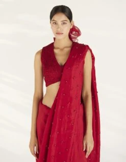 Red Songbird Blouse -Incasee Ceantral ilklae1812