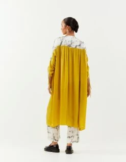 Inca Yellow Ruched Shirt -Incasee Ceantral incash05yellowb