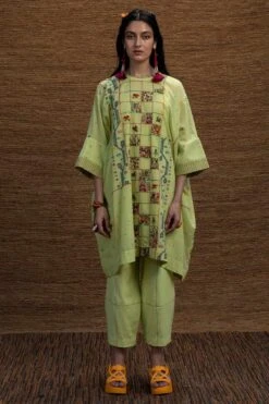Green Paakhi Kimono Dress 11 Green Paakhi Kimono Dress -Incasee Ceantral j2209b 3