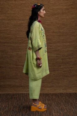 Green Paakhi Kimono Dress 12 Green Paakhi Kimono Dress -Incasee Ceantral j2209b 4