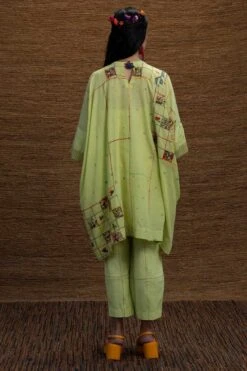 Green Paakhi Kimono Dress 15 Green Paakhi Kimono Dress -Incasee Ceantral j2209b b