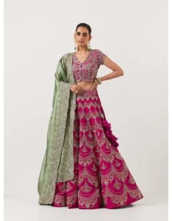 Raw Silk Rani Hand Embroidered Blouse -Incasee Ceantral jayj2122118472