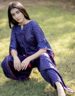 Jumpsuit In Indigo Blue -Incasee Ceantral jump3b