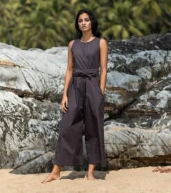 Black Chisel Charcol Jumpsuit