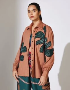 Rust Patch Shirt -Incasee Ceantral kofw230983 1