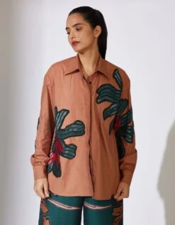 Rust Patch Shirt -Incasee Ceantral kofw230985 1