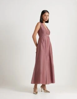 Mauve Silk Jumpsuit -Incasee Ceantral ks129mauve3 1