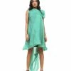 Emerald Green Leaflet Dress -Incasee Ceantral leaflet051