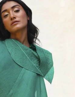 Emerald Green Leaflet Dress -Incasee Ceantral leaflet05b