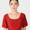 Rust Nutan Blouse -Incasee Ceantral libaw23031 1