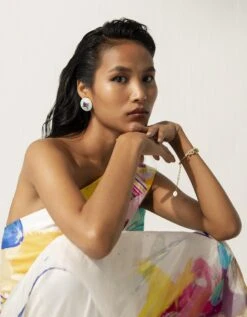 Marella Colourful Printed Jumpsuit With Sheer Panel And Drape -Incasee Ceantral marellab 1