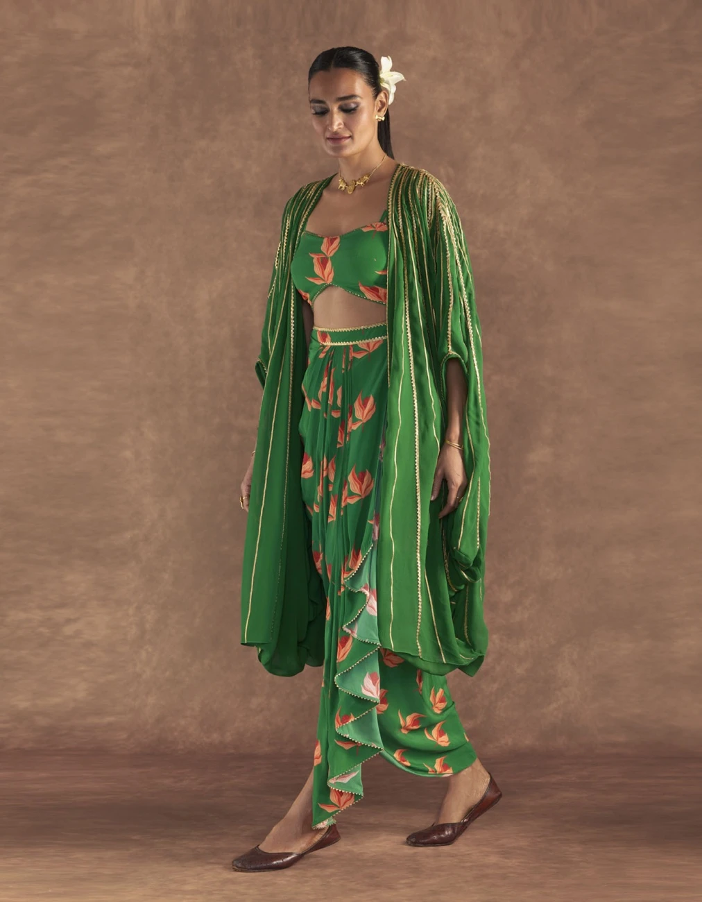 Nectar Cup Green Drape Skirt Set 6 Nectar Cup Green Drape Skirt Set - Image 4
