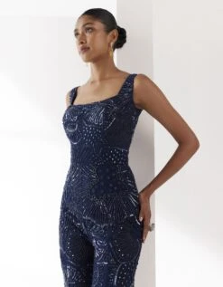 Navy Blue Lori Jumpsuit -Incasee Ceantral mfnf230jb