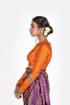 Apricot Kesri Blouse -Incasee Ceantral mim00100 3