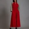 Red And Beige Sphara Jumpsuit -Incasee Ceantral mtcbspharajumpawredbeige1