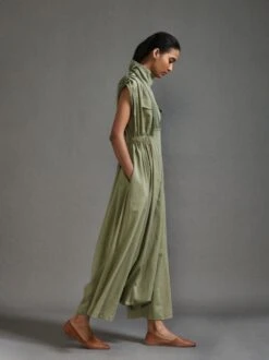 Green Safari Sphara Jumpsuit -Incasee Ceantral mtsfsharajsffgreen3 1