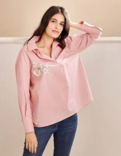 Nisha Pink Shirt -Incasee Ceantral nhs23spksm3 1