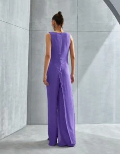 Amethyst Thyme Overlap Jumpsuit -Incasee Ceantral njjp 105b
