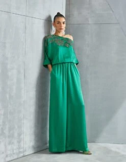Green River Leaf Drop Shoulder Jumpsuit