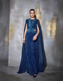 Cordelia Cape Sleeve Jumpsuit