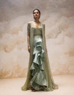 Mint Green Jacket Set