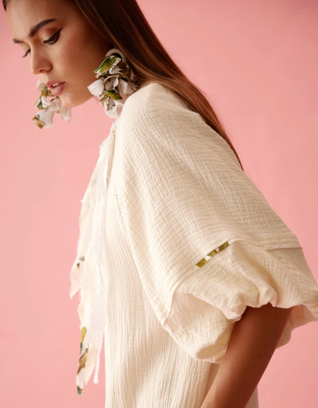 Cream Fringe Neckline Jumpsuit 6 Cream Fringe Neckline Jumpsuit - Image 4