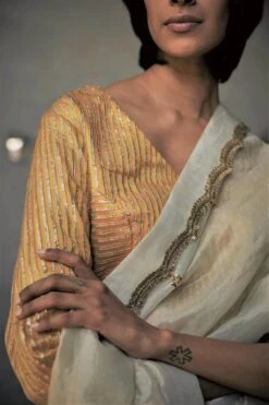 Yellow Nina Gota Blouse -Incasee Ceantral nnayelcc b