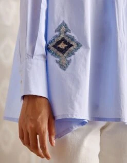 Nina Blue Shirt -Incasee Ceantral nns23sbml4 1