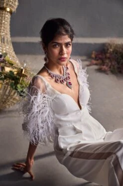 White Esme Jumpsuit -Incasee Ceantral nss4963 b