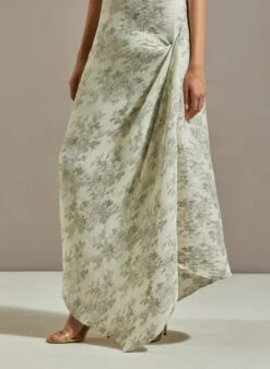 Yellow Chanderi Dress -Incasee Ceantral omwkrosdr054