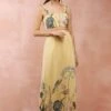 Yellow Niloufar Print Embroidered Choli With Skirt -Incasee Ceantral pscs0070a1