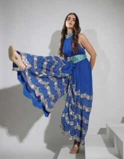 Haseena Jumpsuit In Cobalt Blue 9 Haseena Jumpsuit In Cobalt Blue -Incasee Ceantral pviw22039a2
