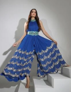 Haseena Jumpsuit In Cobalt Blue 10 Haseena Jumpsuit In Cobalt Blue -Incasee Ceantral pviw22039a3