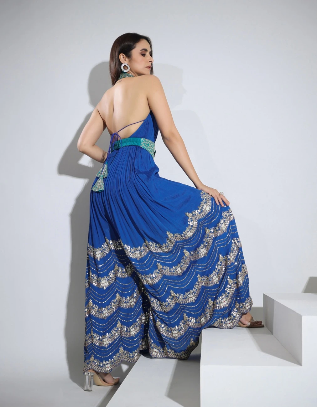 Haseena Jumpsuit In Cobalt Blue 8 Haseena Jumpsuit In Cobalt Blue - Image 6