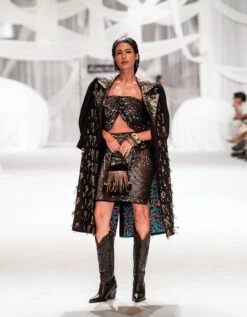 The Embellished Crochet Top And Skirt -Incasee Ceantral rarafw2321ab