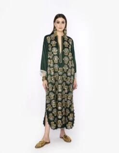 The Scalloped Fatima Hands' Column Dress