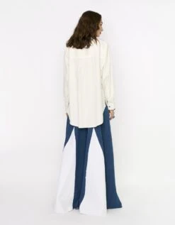 The Embroidered Knots On Shoulder Classic Shirt  -Incasee Ceantral rarasss202374b