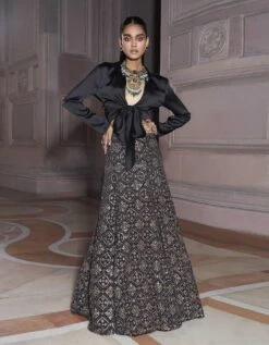 Black Zella Skirt Set