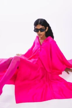 Sacha Drape Shirt And Cola Drape Skirt Set -Incasee Ceantral rkco22014