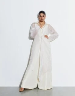 Ivory Noir Jumpsuit With Adele Shirt