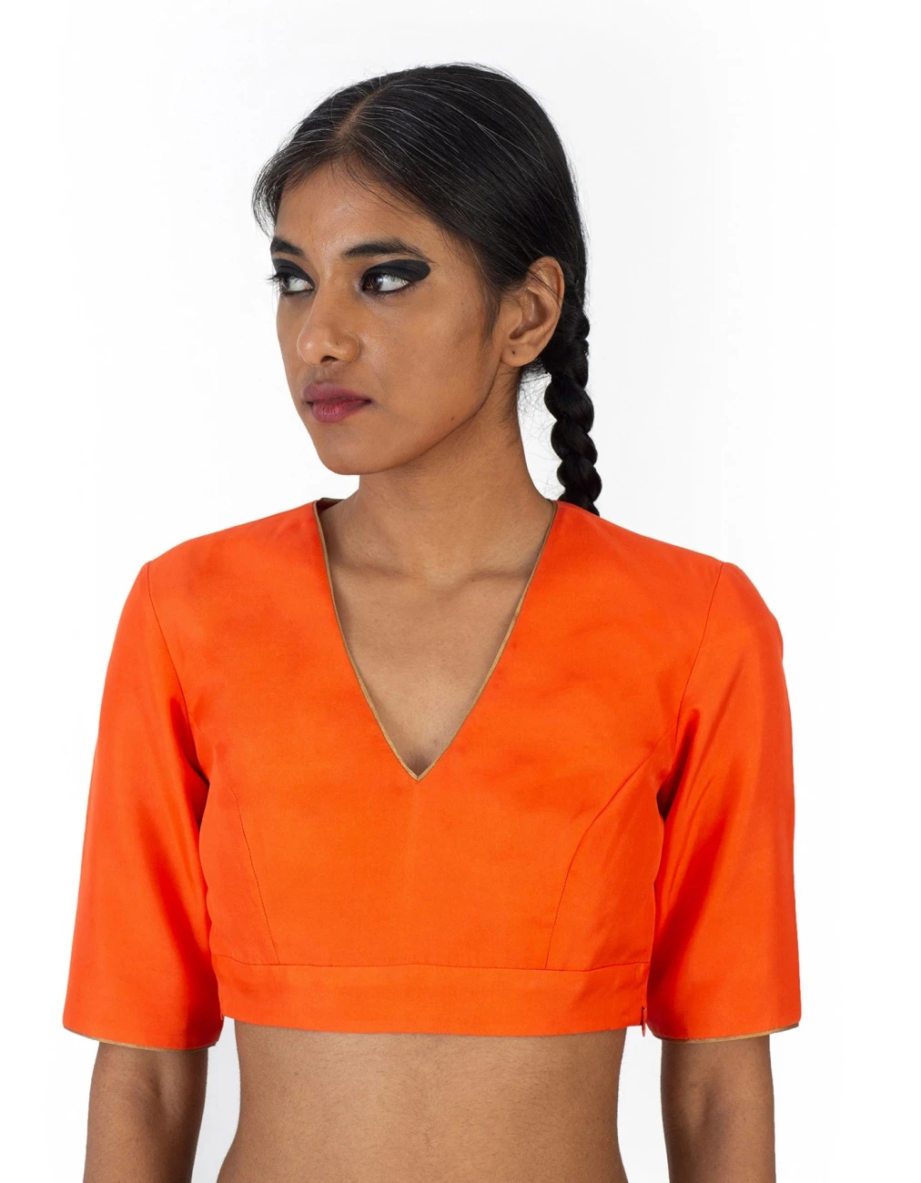 Orange Amini Blouse 3 Orange Amini Blouse