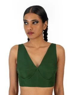 Forest Green Ahmadi Blouse