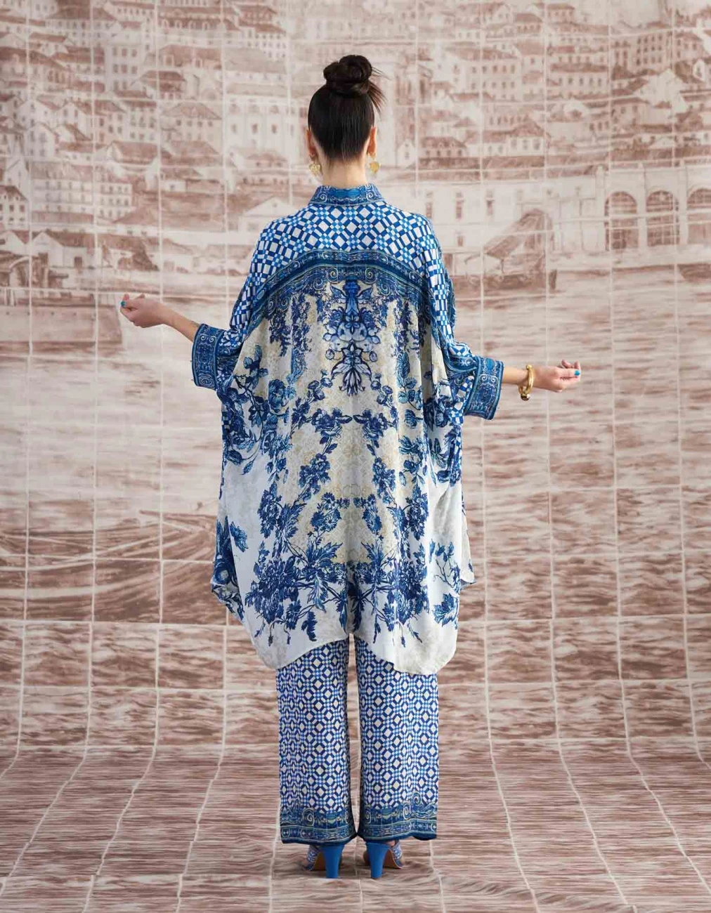 Blue And White Portugal Kamara Shirt 9 Blue And White Portugal Kamara Shirt - Image 7