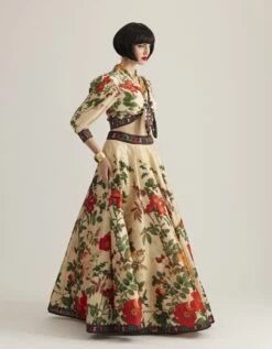 Ivory Emerald Redoute Leela Skirt Set -Incasee Ceantral rr510713